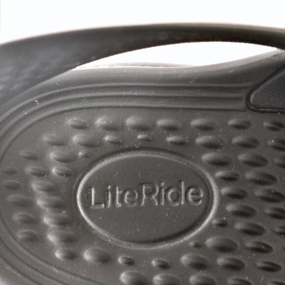 CROCS LiteRide 360 Black Double Band Sandals Comfort Shoes Adjustable Strap - Picture 4 of 7